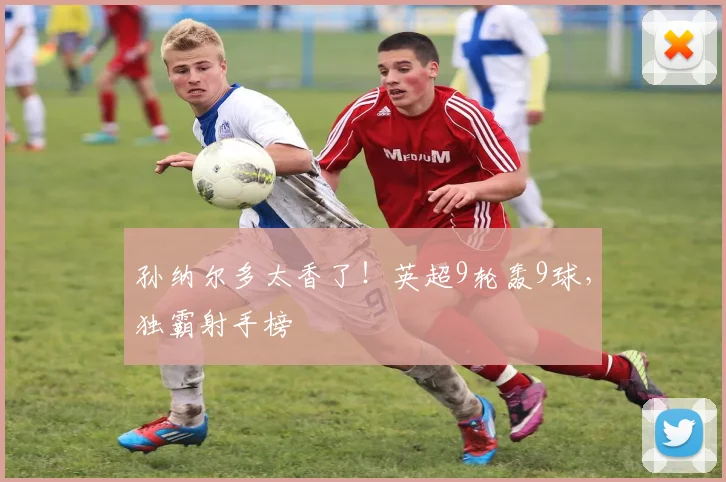 孙纳尔多太香了！英超9轮轰9球，独霸射手榜