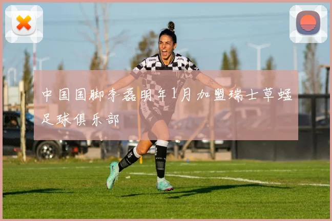 中国国脚李磊明年1月加盟瑞士草蜢足球俱乐部